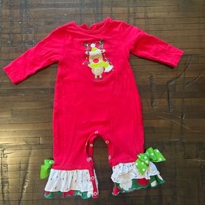 Ricrac & Ruffles christmas romper